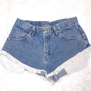 vintage Wrangler denim shorts